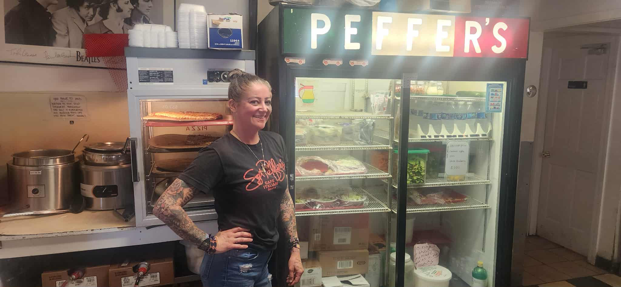 Dana Peffer took over as the sole owner of Sgt Peffer’s on North Saddle Creek Road earlier this year.<br />(Tim Trudell / The Daily Record)