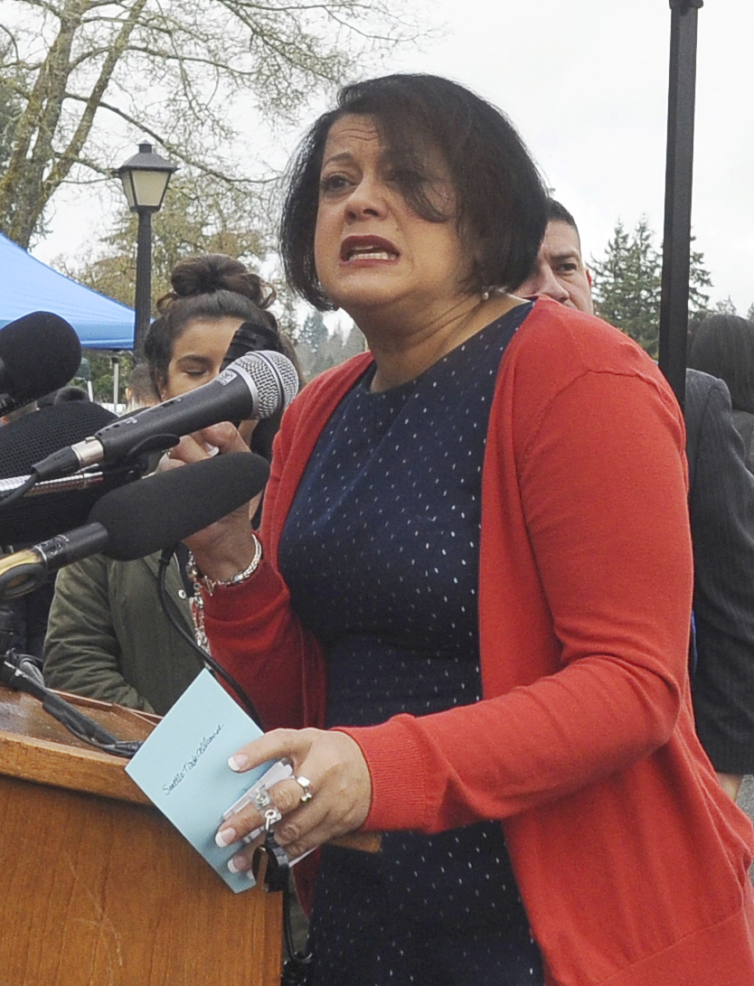 State Rep. Lillian Ortiz-Self of Washington.<br />(Steve Bloom / The Olympian via AP)