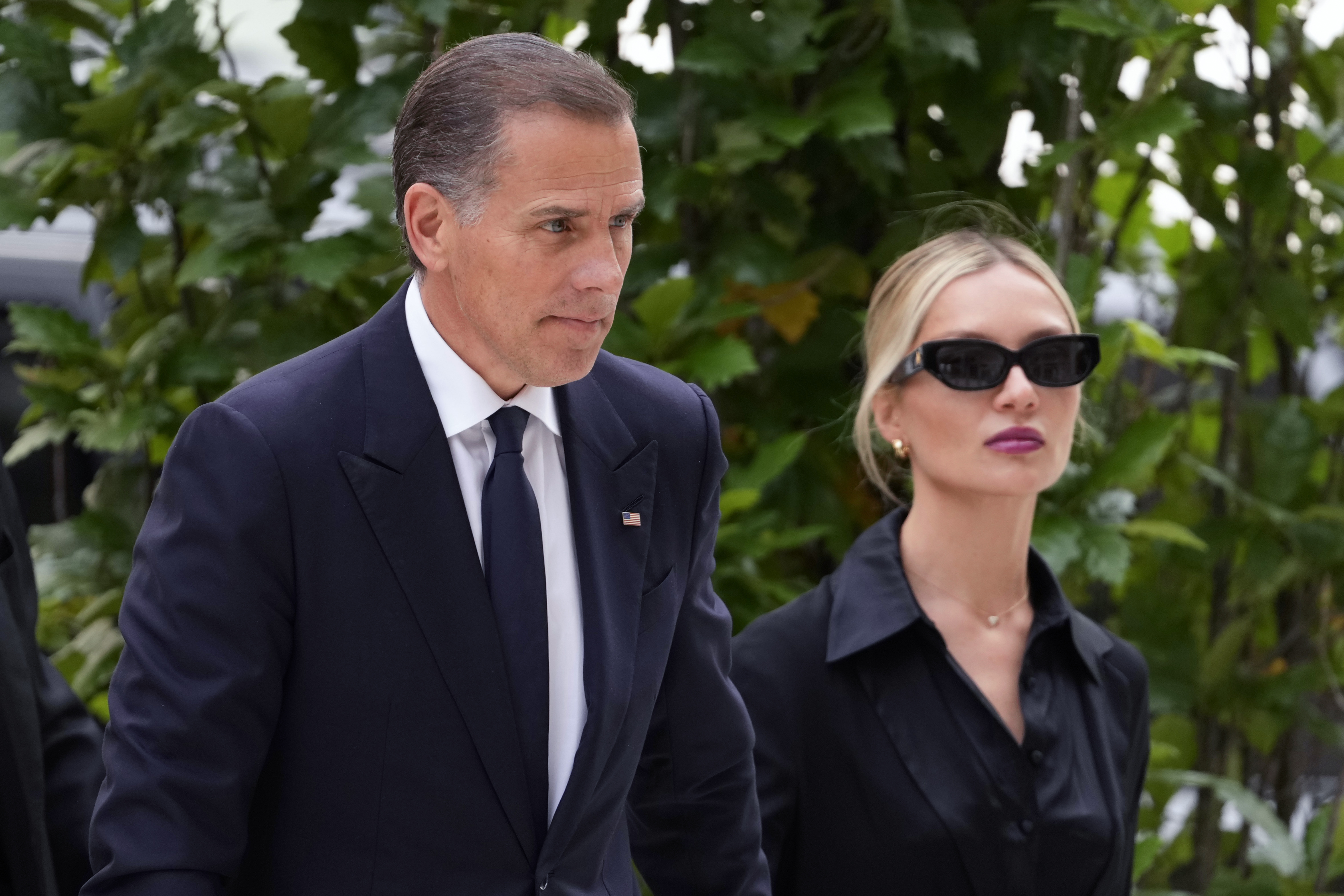 Hunter Biden, left, arrives at federal court with his wife, Melissa Cohen Biden, Wednesday, June 5, 2024, in Wilmington, Del.<br />(Matt Slocum / AP Photo)