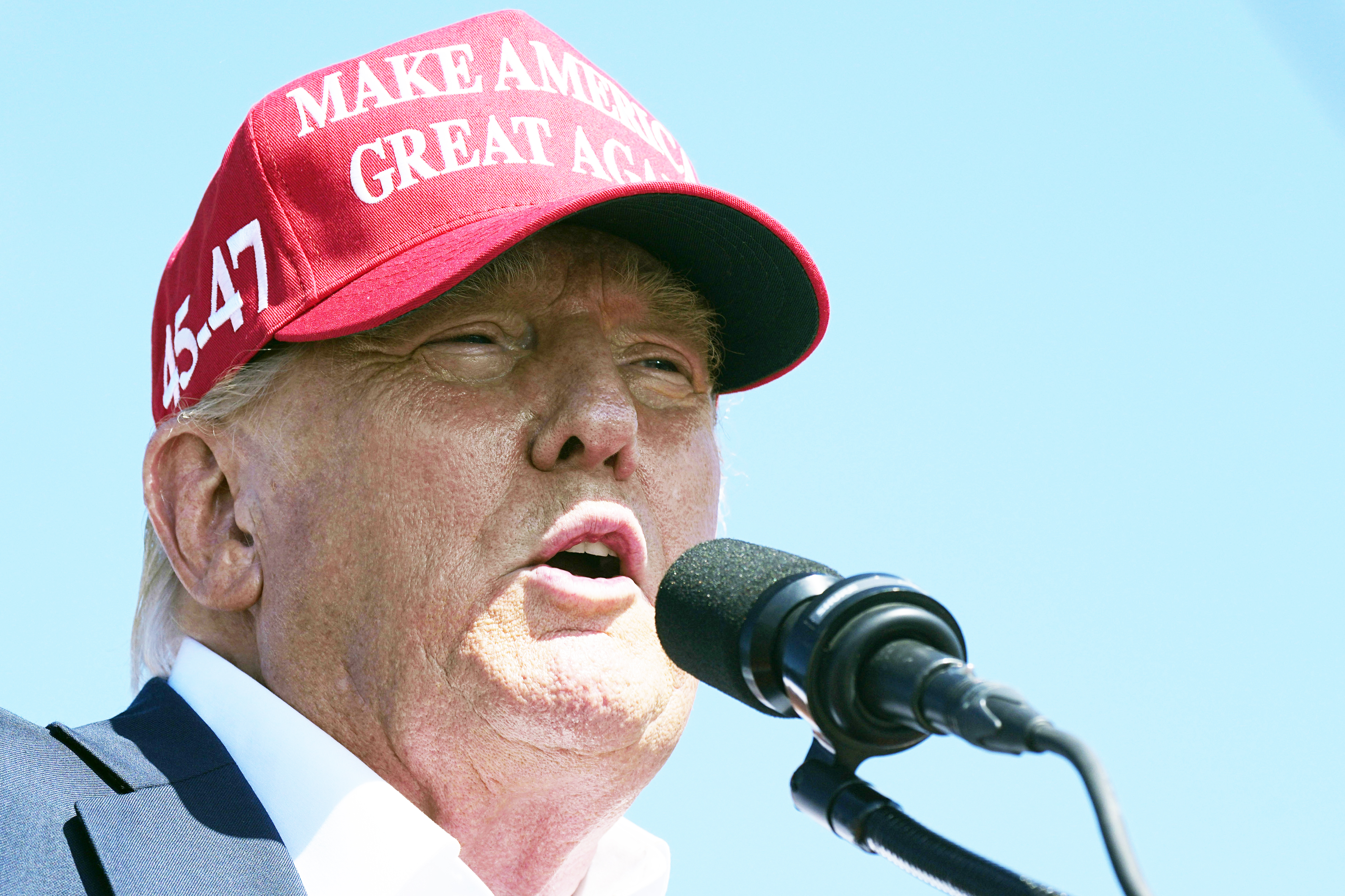 Republican presidential candidate former President Donald Trump speaks at a campaign rally in Chesapeake, Va., Friday, June 28, 2024.<br />(Steve Helber / AP Photo)
