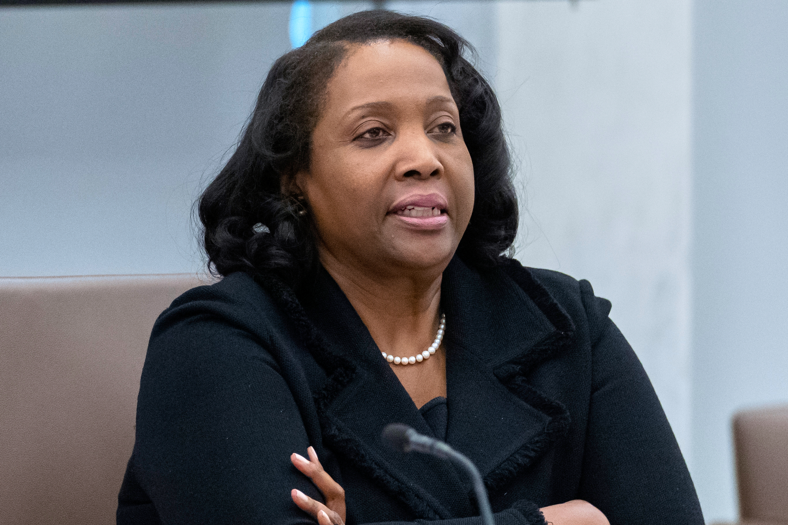 Federal Reserve Board of Governors member Lisa Cook, June 25, 2025, in Washington.<br />(Mark Schiefelbein / AP Photo)