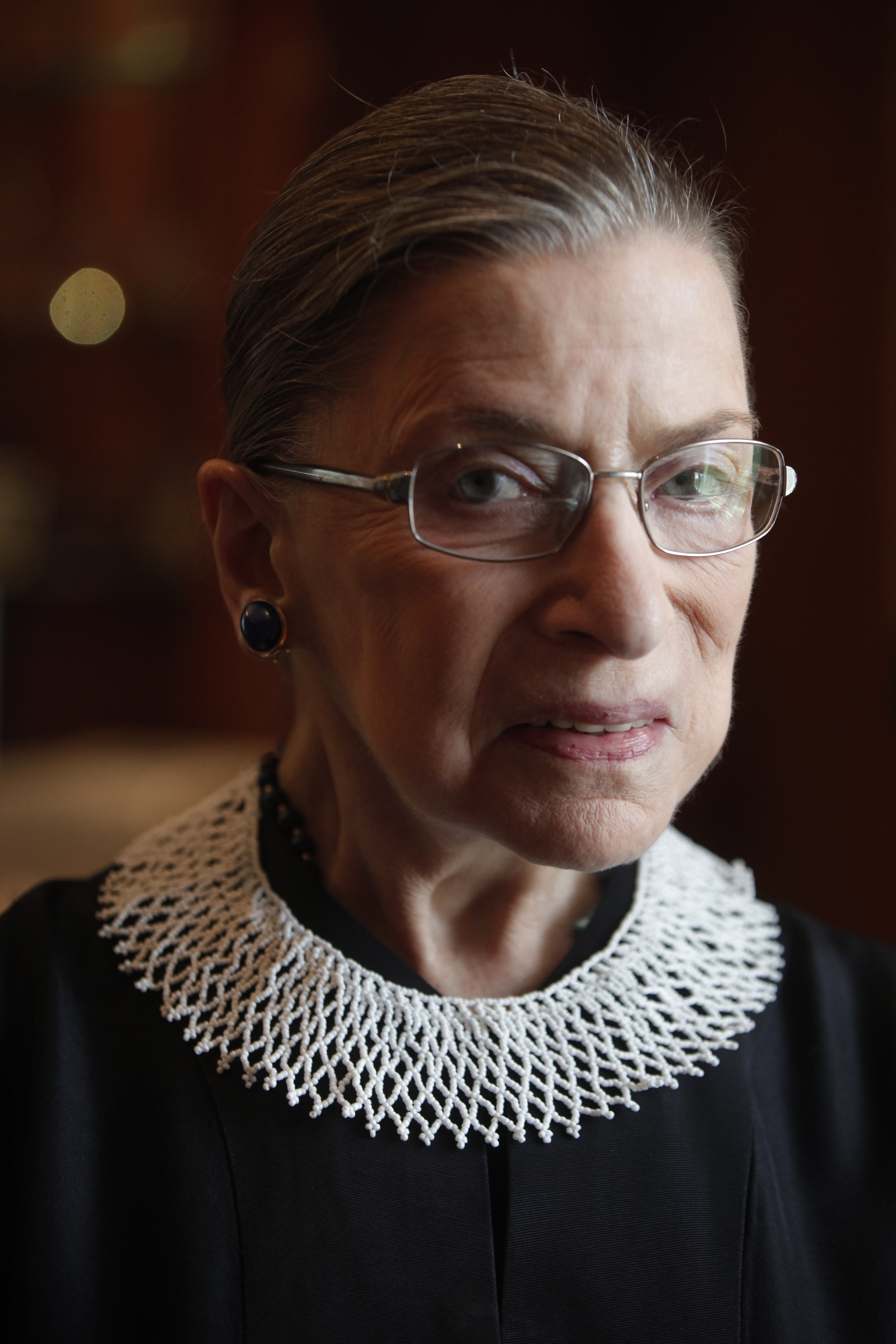 The late Justice Ruth Bader Ginsburg was remembered during ceremonies at the Supreme Court. (Charles Dharapak / AP Photo)