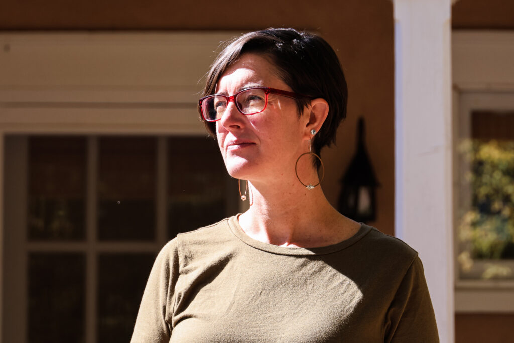 Emily Withnall says she has come a long way from the early days of her illness, but lingering symptoms of long COVID are still present. Chronic fatigue is what plagues her the most, she says. (Gino Gutierrez / States Newsroom)
