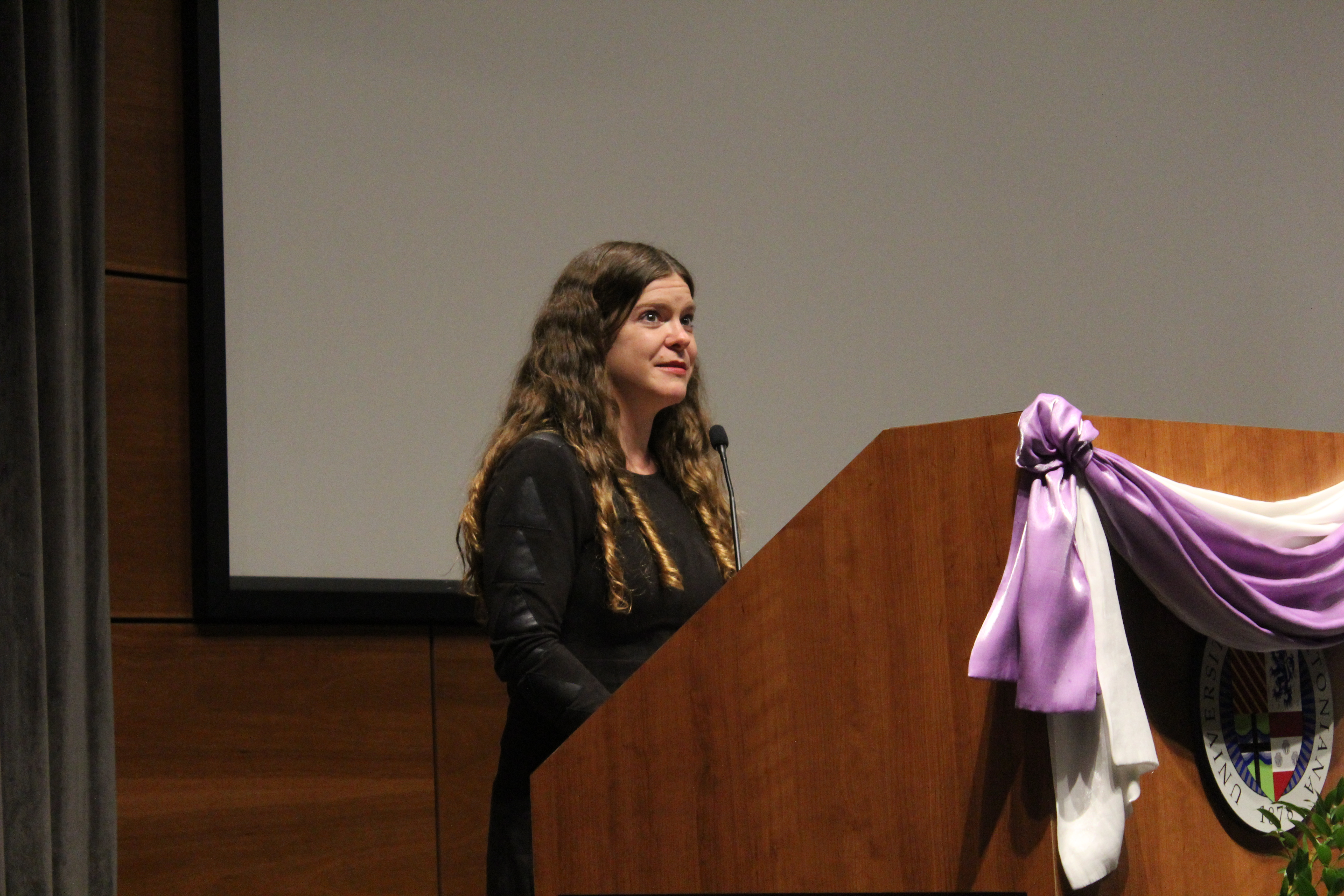 A memorial service was held for former U.S. Senior District Court Judge Laurie Smith Camp at Creighton University’s Hixson-Lied Auditorium, Tuesday, Nov. 23, 2021. (David Golbitz/Daily Record)