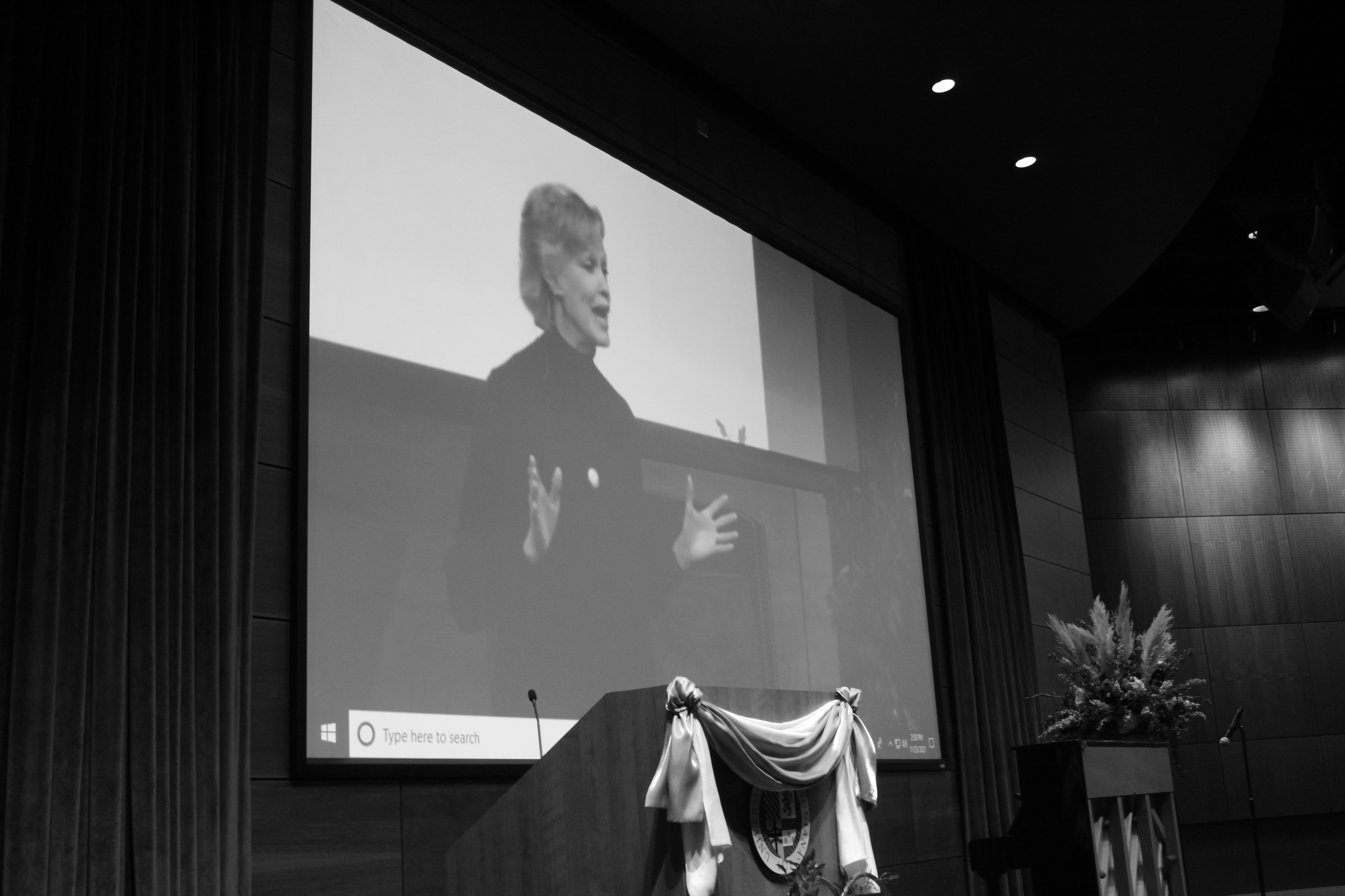 A memorial service was held for former U.S. Senior District Court Judge Laurie Smith Camp at Creighton University’s Hixson-Lied Auditorium, Tuesday, Nov. 23, 2021. (David Golbitz/Daily Record)