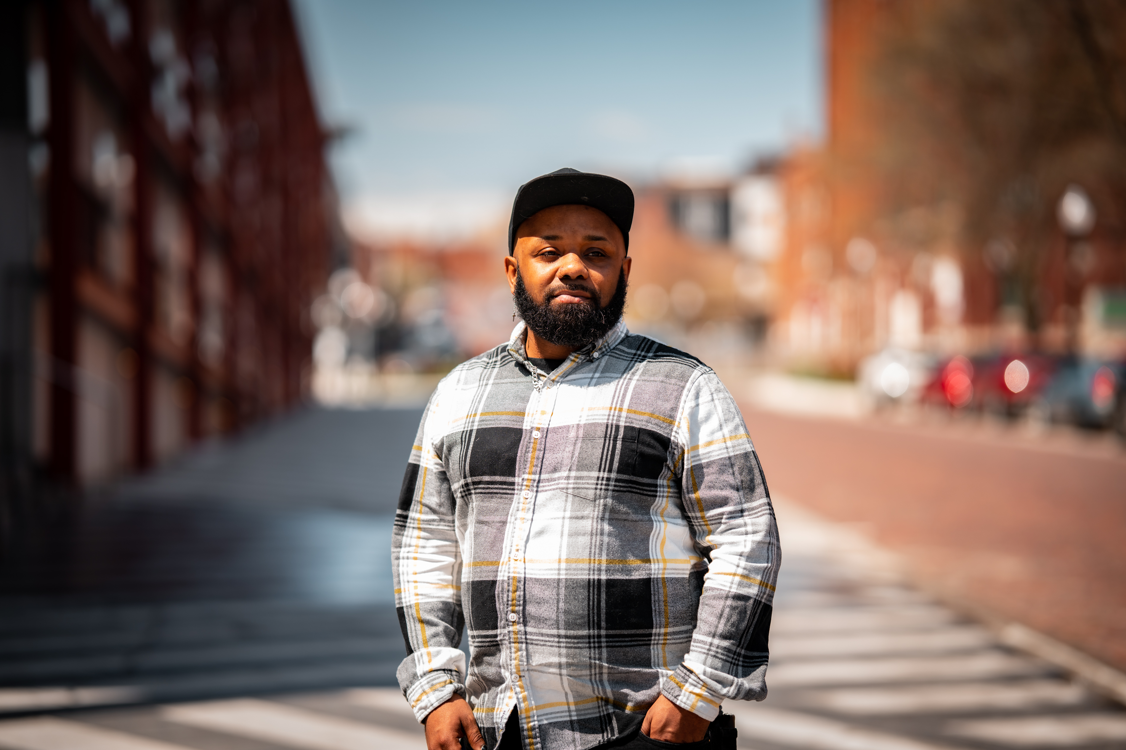 Tommy Dennis, outreach manager with the Nebraska AIDS Project, encourages people who are sexually active to get tested for HIV. The tests can be done at the organization’s office in Omaha’s Benson neighborhood.<br />(Abiola Kosoko / Flatwater Free Press)
