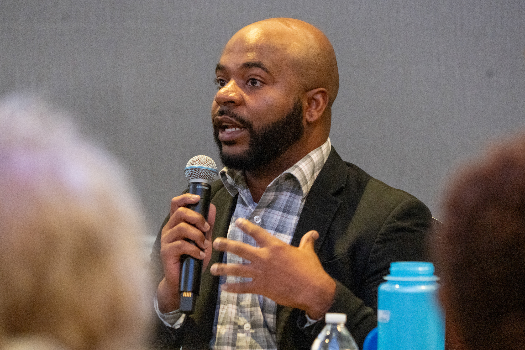 State Sen. Terrell McKinney of Omaha, July 21, 2024.<br />(Zach Wendling / Nebraska Examiner)