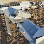 This picture released on Wednesday, June 18, 2025, by the Iranian armed forces claims to show an Israeli drone after being targeted in the central city of Isfahan area, Iran. 
(Iranian Armed Forces via AP)