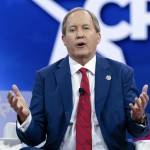 Texas Attorney General Ken Paxton speaks during the Conservative Political Action Conference, CPAC 2024, Feb. 23, 2024. 
(Jose Luis Magana / AP Photo)