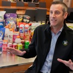 Damien Browne, vice president of research and development for PepsiCo's beverages, is interviewed at the company's R&D Campus, in Valhalla, NY, Friday, Sept. 19, 2025. 
(Richard Drew / AP Photo)