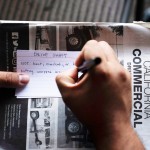 A student truck driver makes flash cards for his commercial driver's license exam while taking a class in Calif., Nov. 15, 2021.
(Jae C. Hong / AP Photo)