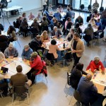 Dozens of people offered thoughts during a Wednesday public meeting about what the new innovation district in North Omaha should look like.
 (Cindy Gonzalez / Nebraska Examiner)