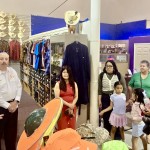 Mayor of Zacapu, Mexico, Mónica Valdez Pulido (in pink jacket on right), tours South Omaha and its Plaza Latina store on the 24th Street commercial corridor, during a visit last week to Nebraska, which marked a donation and new alliance between Columbus, Nebraska, and Zacapu. 
(Courtesy of Plaza Latina)
