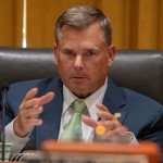 State Sen. Brad von Gillern of the Elkhorn area is chair of the Legislature’s Revenue Committee, which is targeting business incentives and proposing other program cuts to help address the state’s projected budget deficit. July 29, 2024. 
(Zach Wendling / Nebraska Examiner)