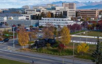 The Delaney Park Strip is a popular park that covers several city blocks in the heart of Anchorage. 
(Loren Holmes / Anchorage Daily News)