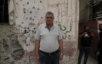 Samer Jaber, father of Abu Shujaa, a military commander of the Islamic Jihad group, pauses for a picture during an interview with the Associated Press, in the West Bank refugee camp of Nur Shams, near Tulkarem, on May 20, 2024. 
(Nasser Nasser / AP Photo)