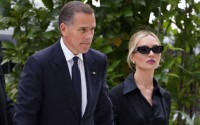 Hunter Biden, left, arrives at federal court with his wife, Melissa Cohen Biden, Wednesday, June 5, 2024, in Wilmington, Del. 
(Matt Slocum / AP Photo)
