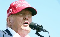 Republican presidential candidate former President Donald Trump speaks at a campaign rally in Chesapeake, Va., Friday, June 28, 2024. 
(Steve Helber / AP Photo)