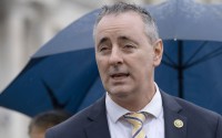 Rep. Brian Fitzpatrick, R-Pa., speaks at a news conference, Jan. 31, 2023, on Capitol Hill in Washington. 
(Jacquelyn Martin / AP Photo)