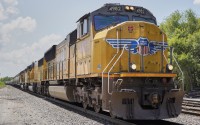 A Union Pacific train travels through Union, Neb., July 31, 2018. 
(Nati Harnik / AP Photo)