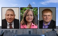 From left:Gilbert Ayala, Margo Juarez, Flint Harkness