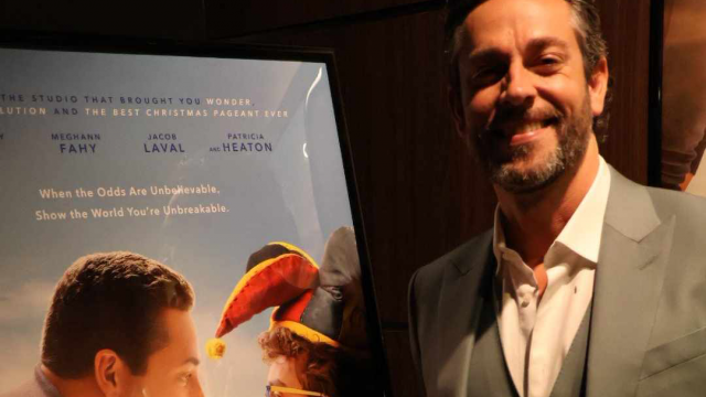 Zachary Levi portrays Scott LeRette, who wrote the book, in the film adaptation of “The Unbreakable Boy.
(Tim Trudell / The Daily Record)
