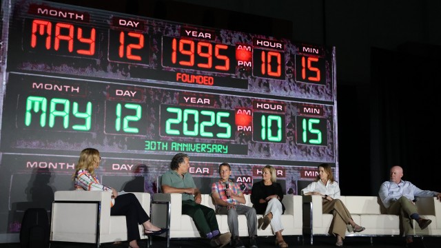 A panel of longtime franchise owners discuss their successes and the challenges facing the in-home senior care industry during Right at Home’s annual conference in Omaha, Nebraska. 
(Tim Trudell / The Daily Record)