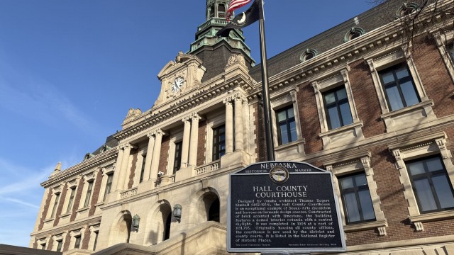  The Hall County Courthouse in Grand Island, Feb. 23, 2026. 
(Zach Wendling / Nebraska Examiner)