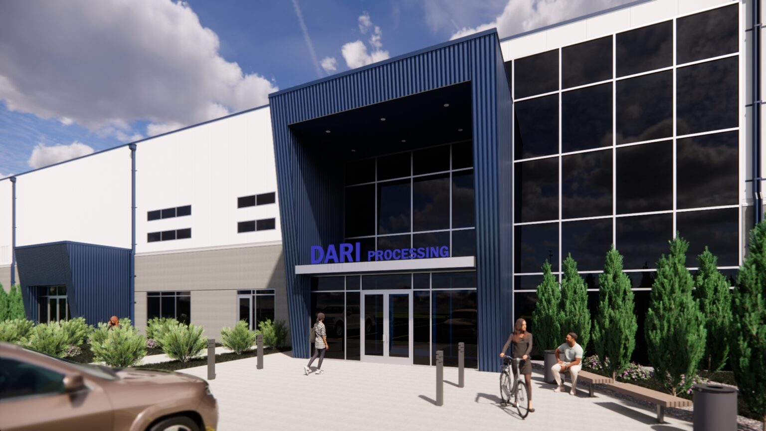 The Dari Processing facility that is being built in Seward County will eventually process 1.8 million pounds of raw milk a day, which translates to about 210,000 gallons.<br />(Courtesy of Seward County Chamber &amp; Development Partnership)