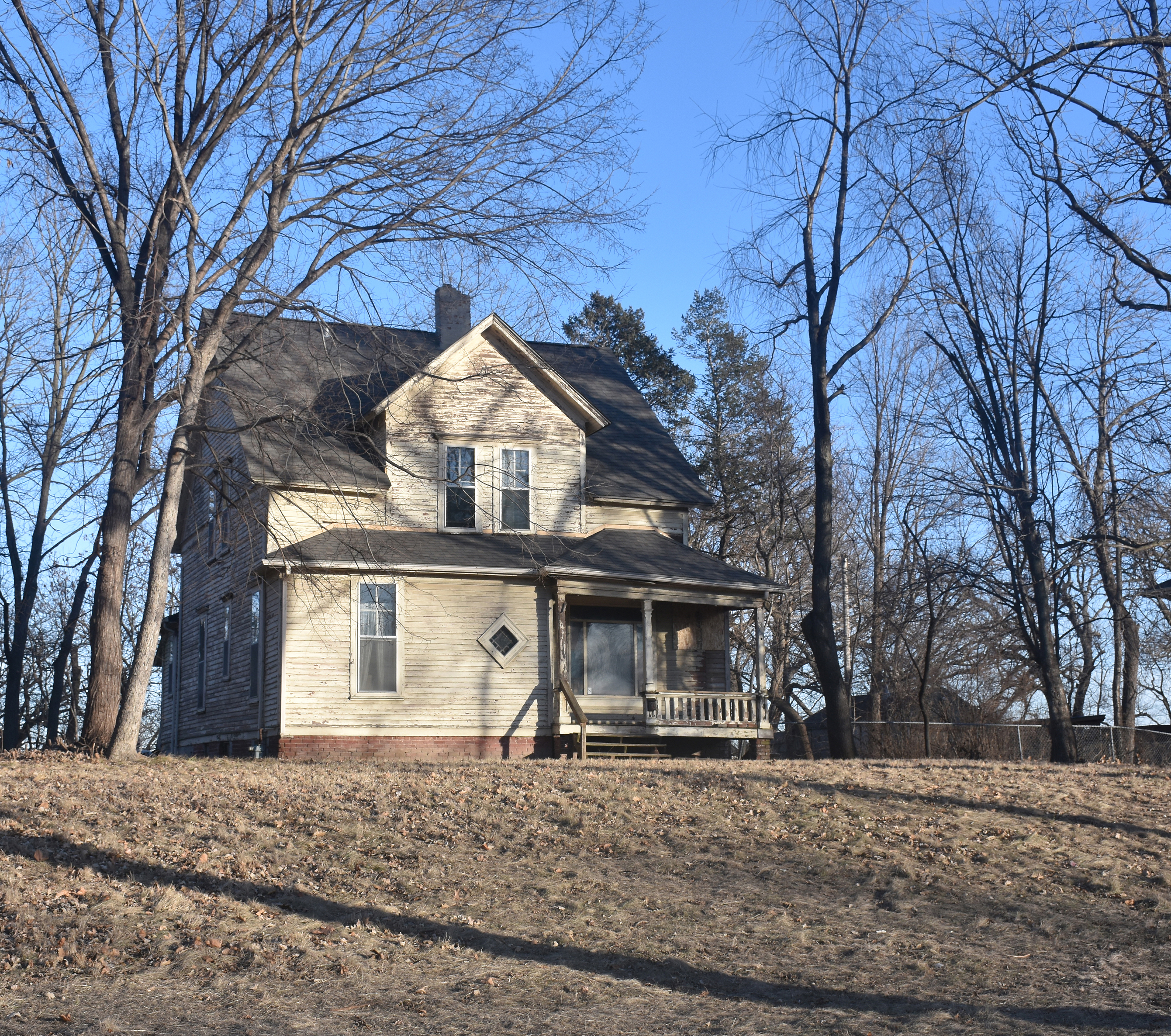 The house to be called Omaha History Farm, located at 6327 Florence Blvd., once served as one of the original wooden officers quarters, under the command of Gen. George Crook at Fort Omaha– still standing – built back in 1869.<br />(Carla Chance / The Daily Record)