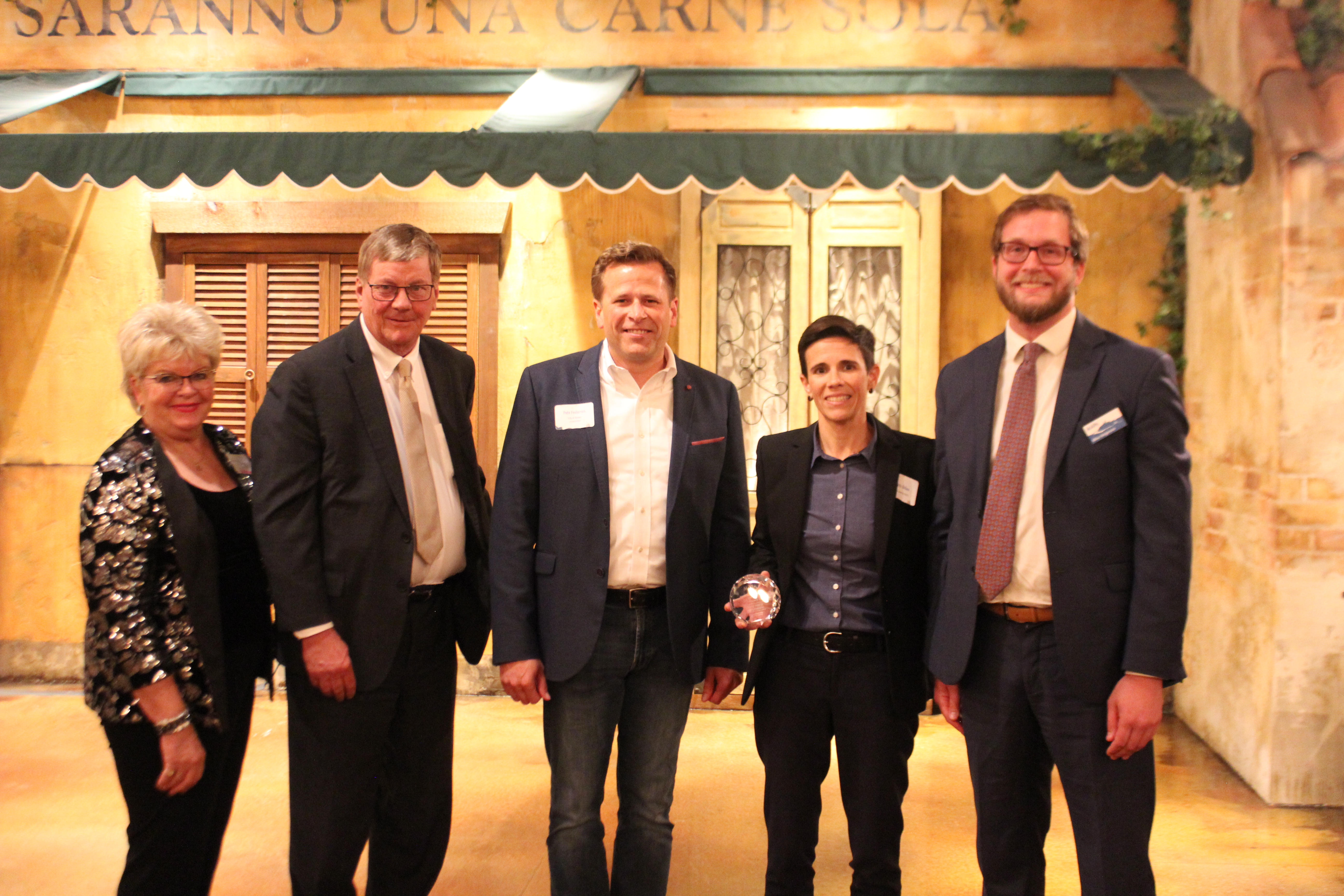 The Regional Service Award is given to groups that have contributed to the metropolitan area to help improve or grow it. Front Porch Investments received this award for not only starting a regional conversation about the need for affordable housing but building a fund to support its development. (Courtesy of MAPA)