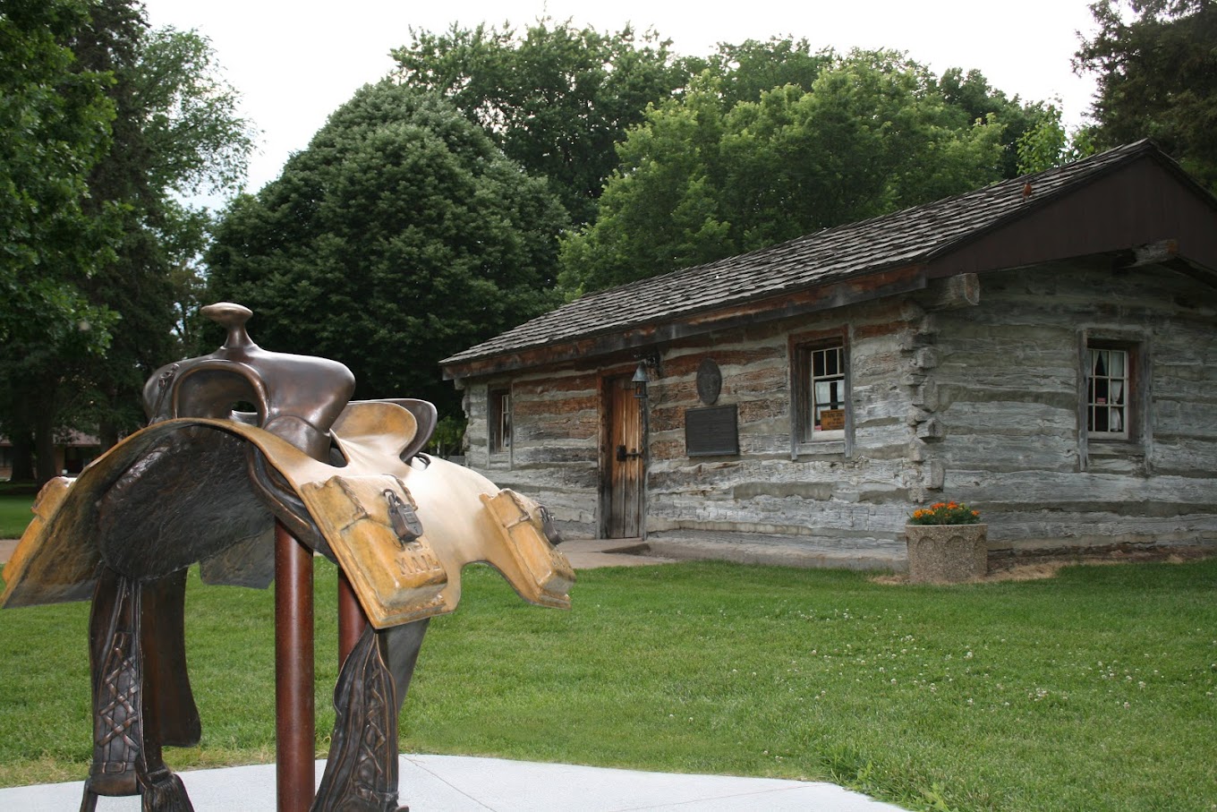 The Pony Express Station Museum in Gothenburg, Nebraska.<br />(Courtesy of WanderNebraska)