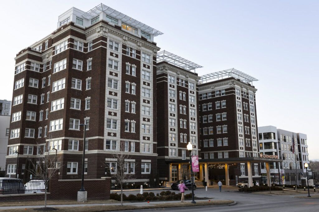 The Committee Chophouse is located in the Kimpton Cottonwood Hotel at 302 S. 36th St.<br />(Ryan Soderlin / Flatwater Free Press)