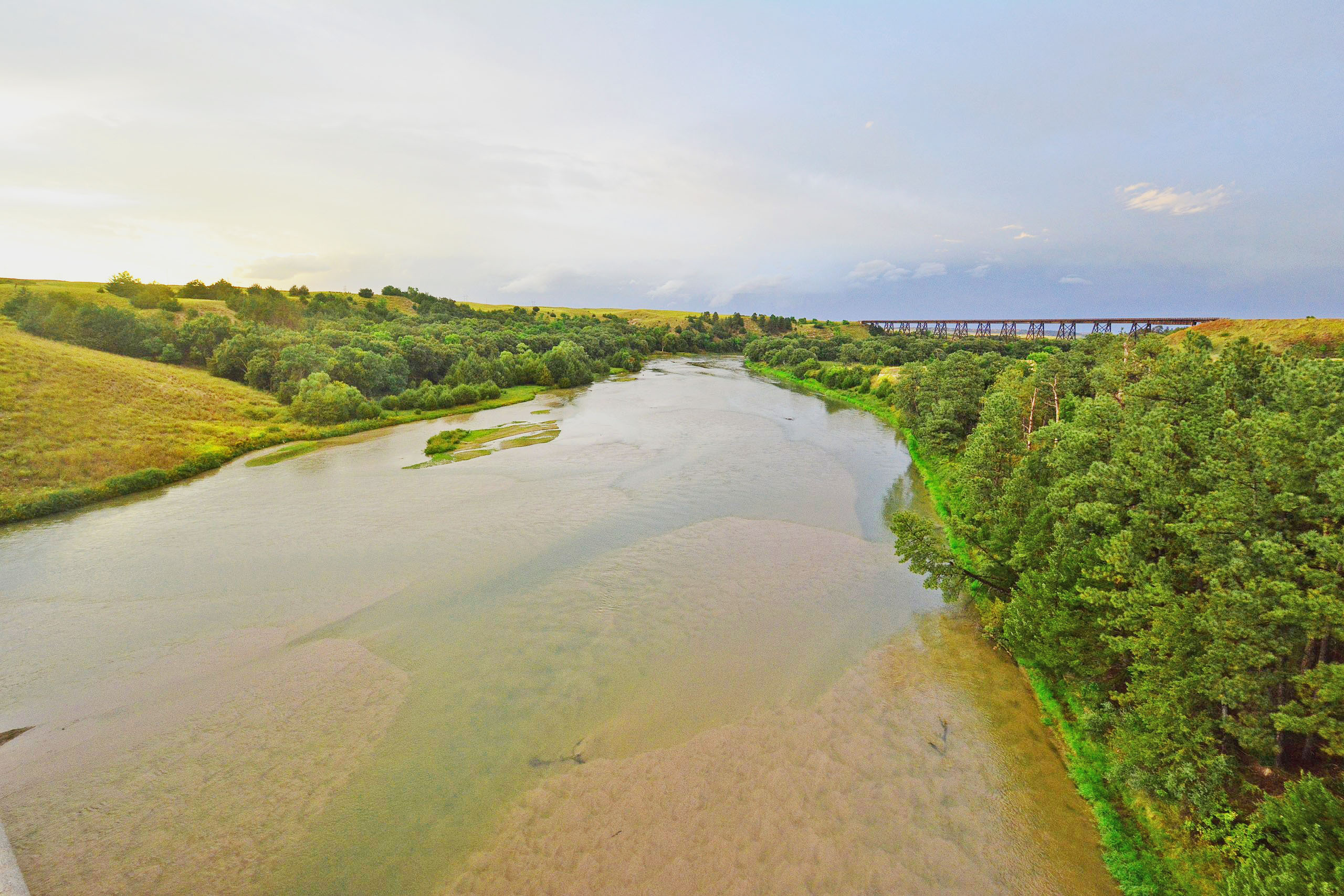 The Niobrara National Scenic River east of Valentine, Neb.<br />(Wikimedia Commons)