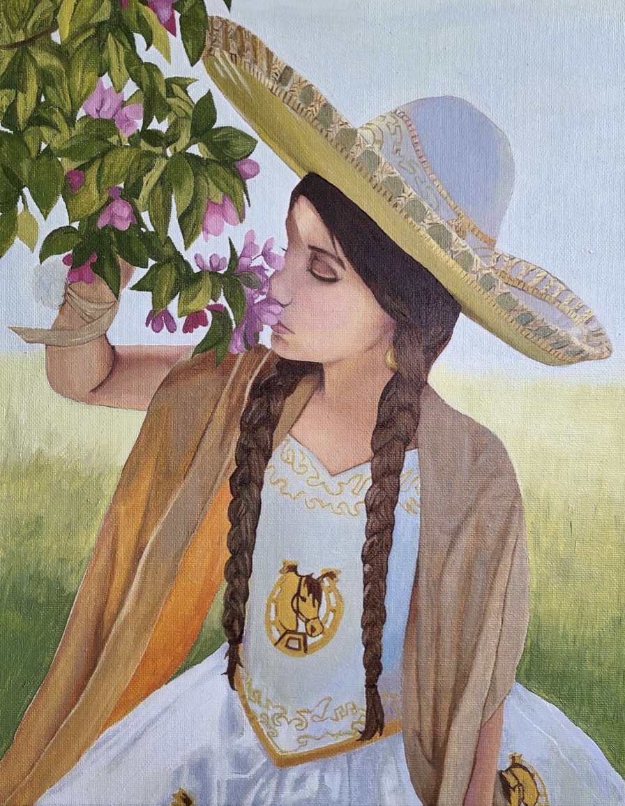 Third Place: “Untitled” by Dulce Elizabeth Bonilla- Gaytan of Duchesne Academy It will be displayed in Bacon’s Omaha office.