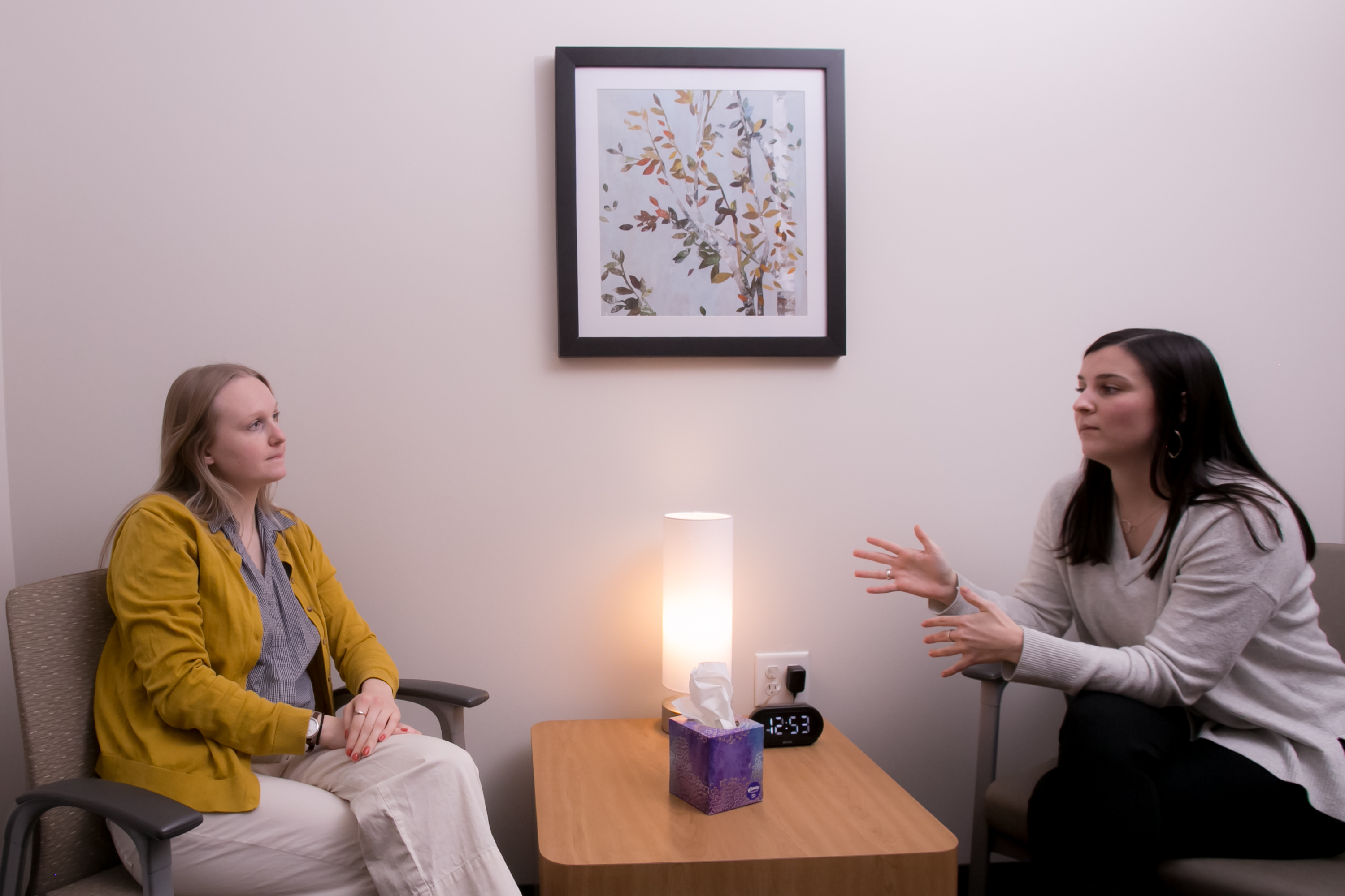 Therapists consult each other at Community Alliance.<br />(Courtesy Of Community Alliance)
