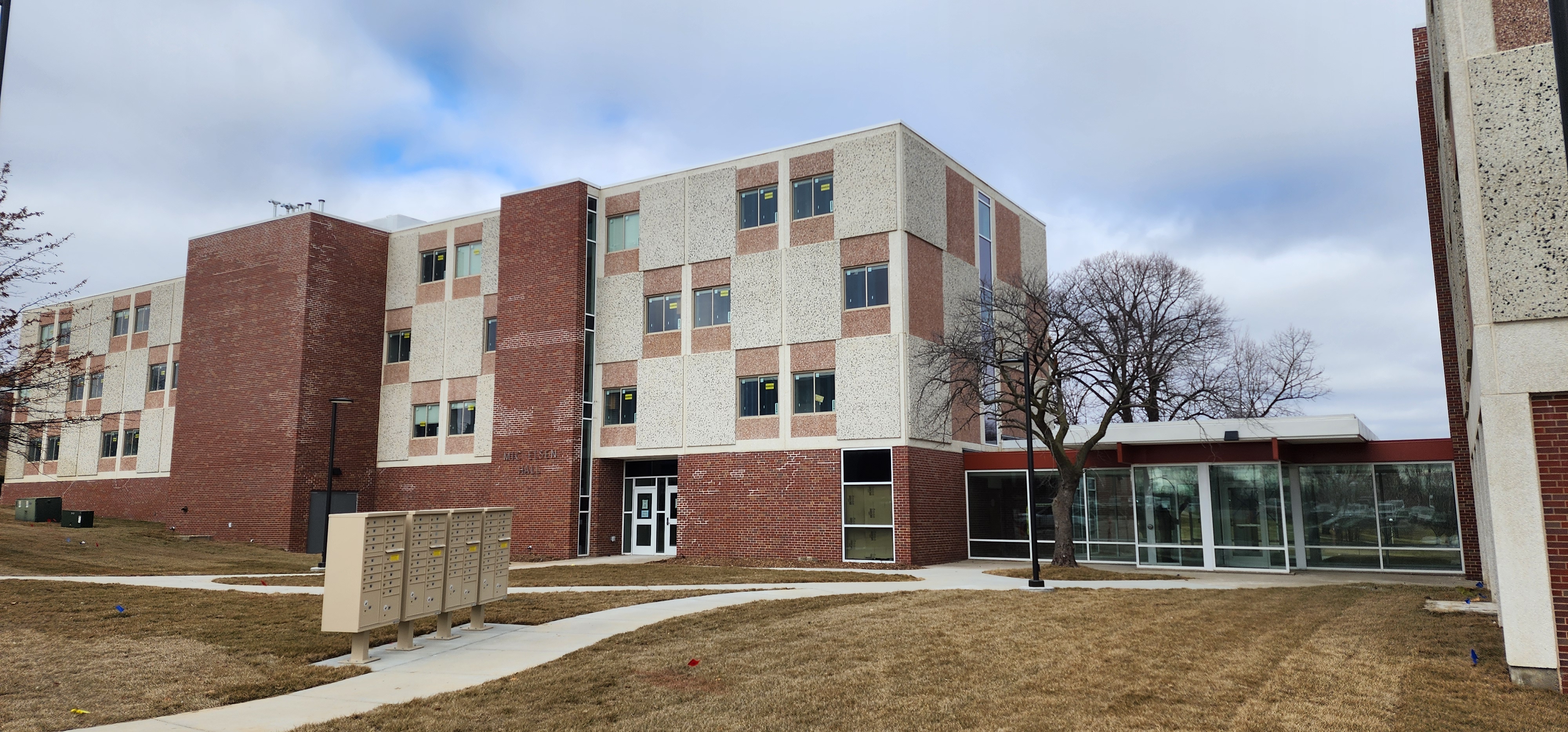 With 61 units, Dana Village’s newest apartments are located in the former Blair Hall dormitory.<br />(Tim Trudell / The Daily Record)