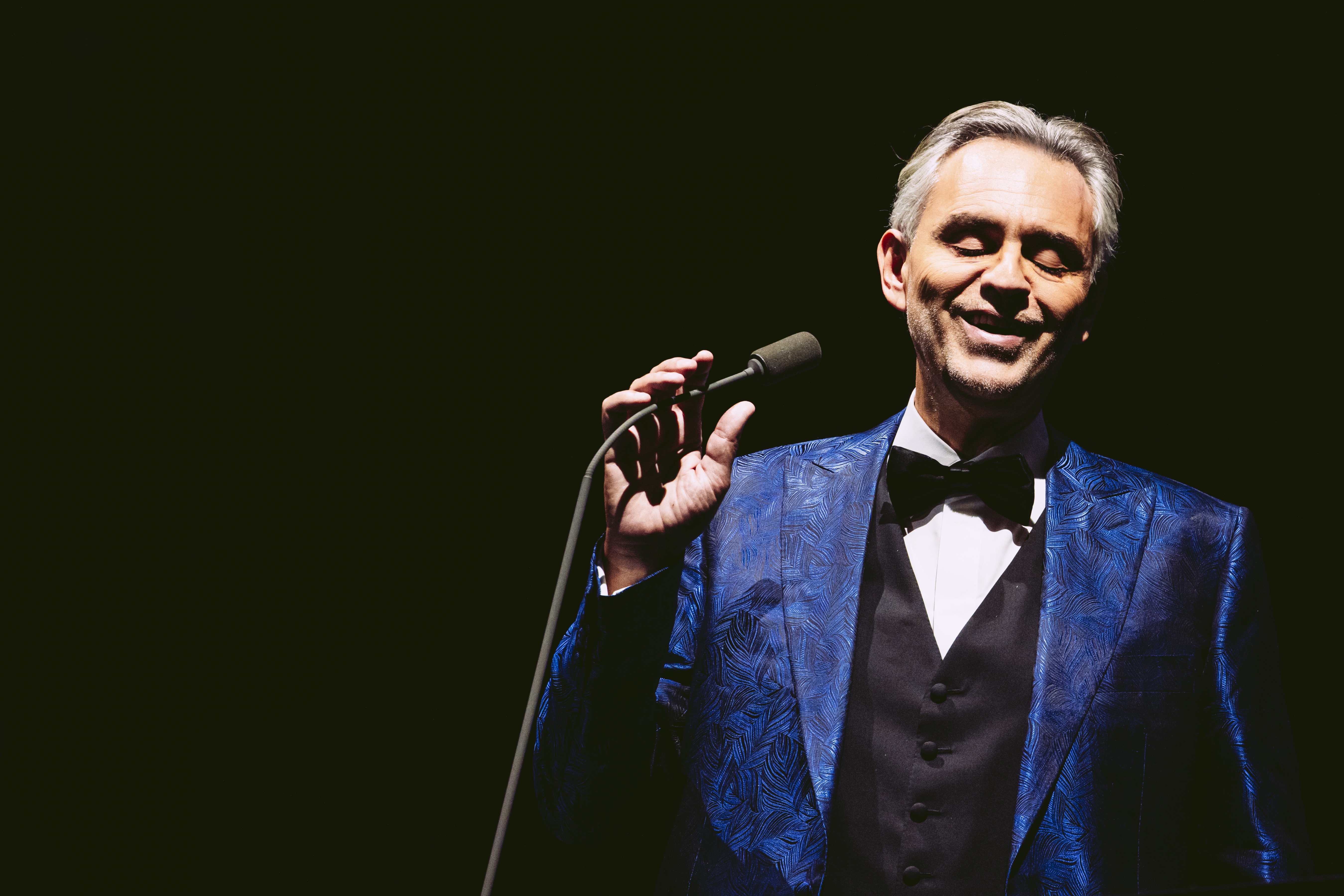 Andrea Bocelli during one of his international performances.<br />(Luca Rosetti)