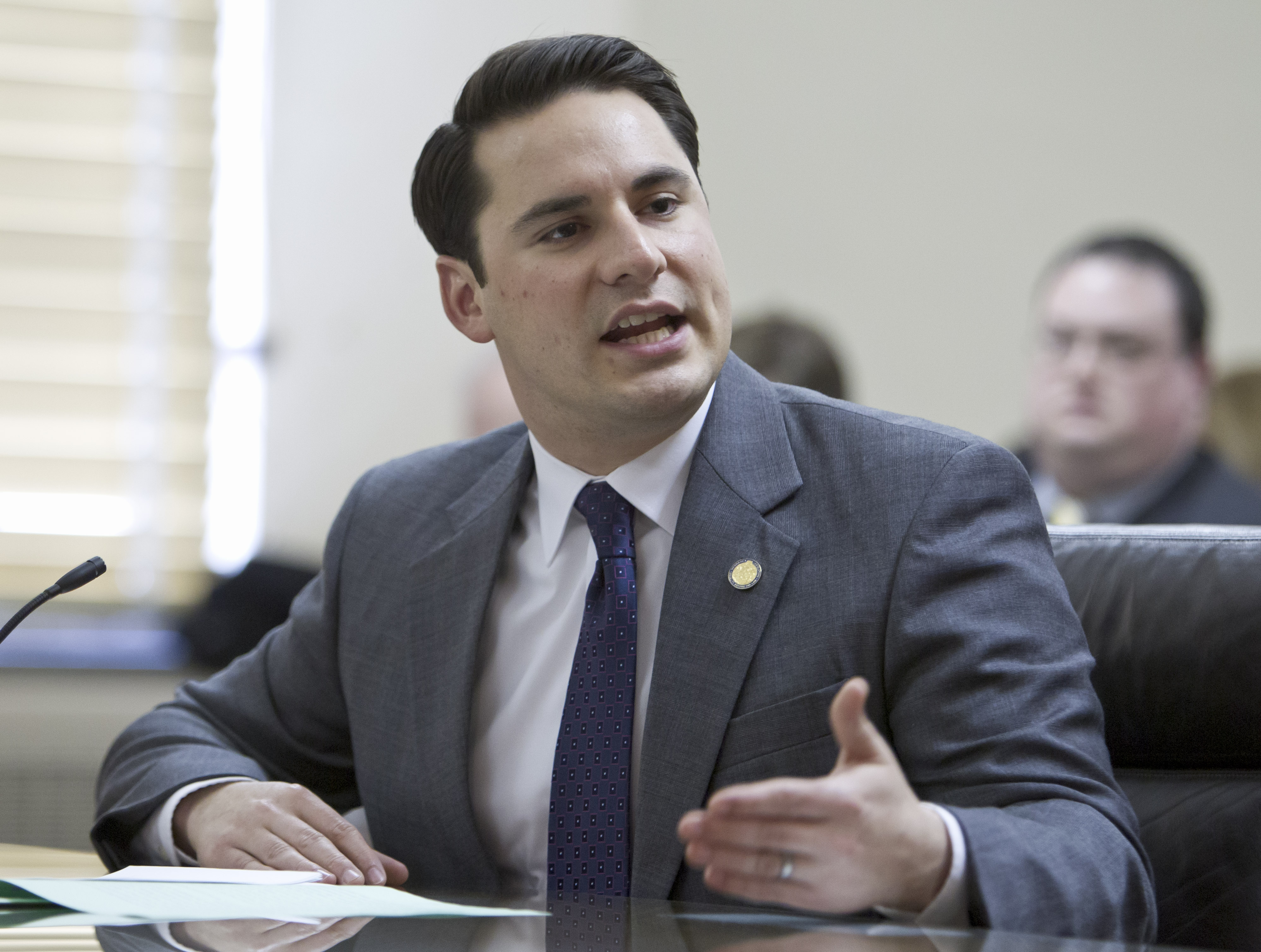 Heath Mello, executive director and CEO of the Greater Omaha Chamber.<br />(Nati Harnik / AP Photo)