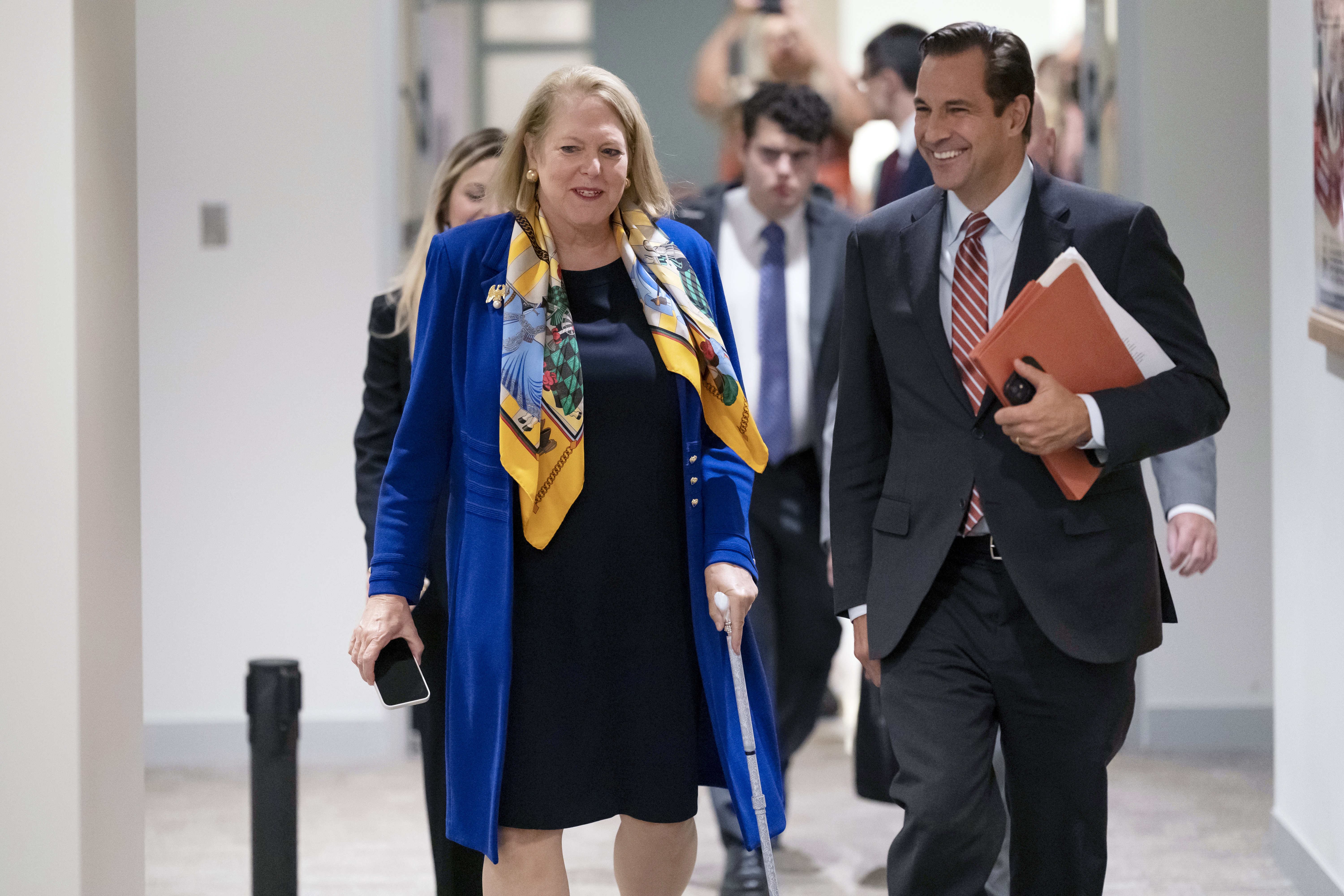 In December 2024, Donald Trump nominated Mark Paoletta to serve as the General Counsel of the Office of Management and Budget.<br />(J. Scott Applewhite / AP Photo)