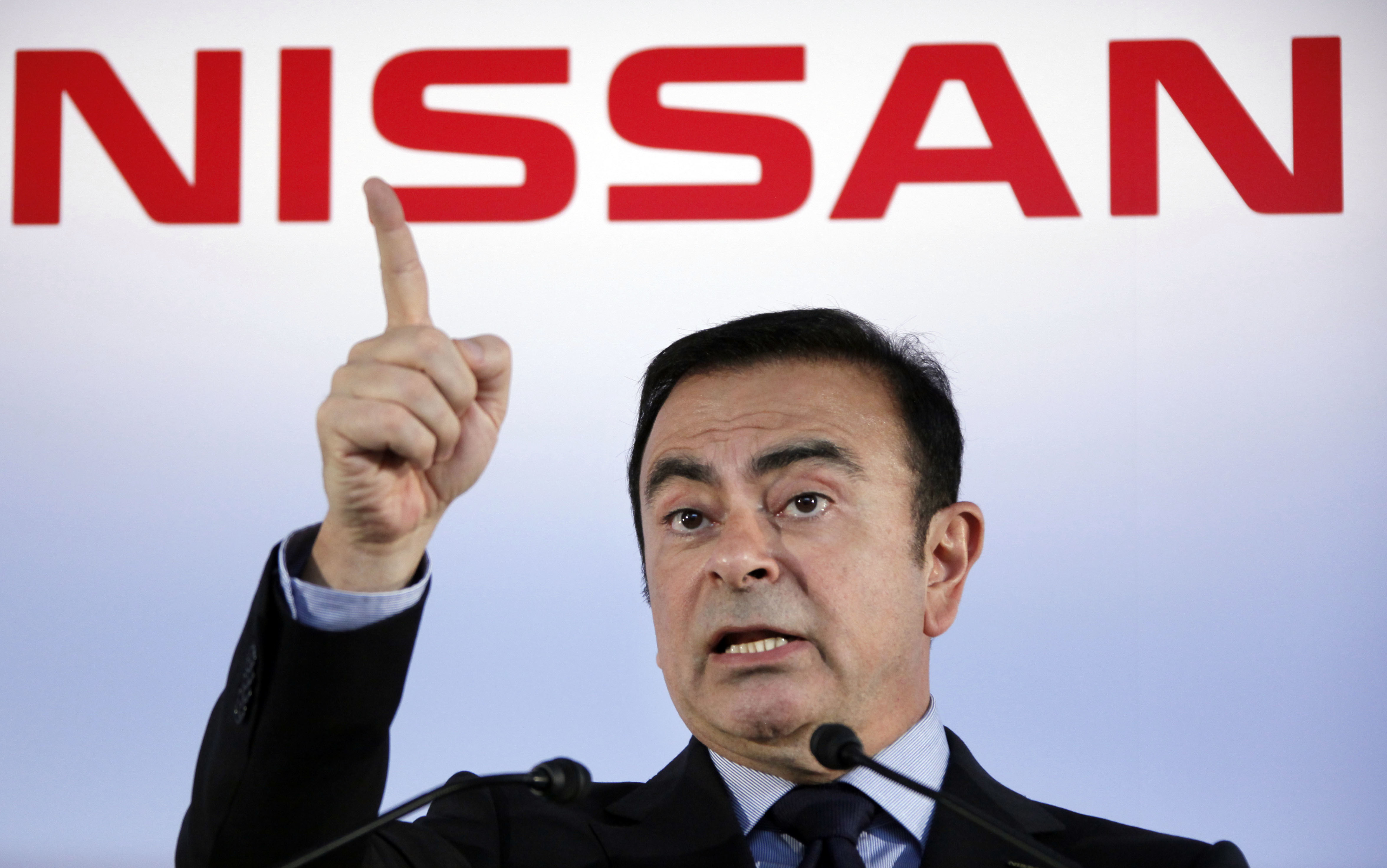 Ghosn, the former rock star businessman who fell from grace, is the subject of a multi-part documentary series, “Wanted: The Escape of Carlos Ghosn.&quot;<br />(Koji Sasahara / AP Photo)
