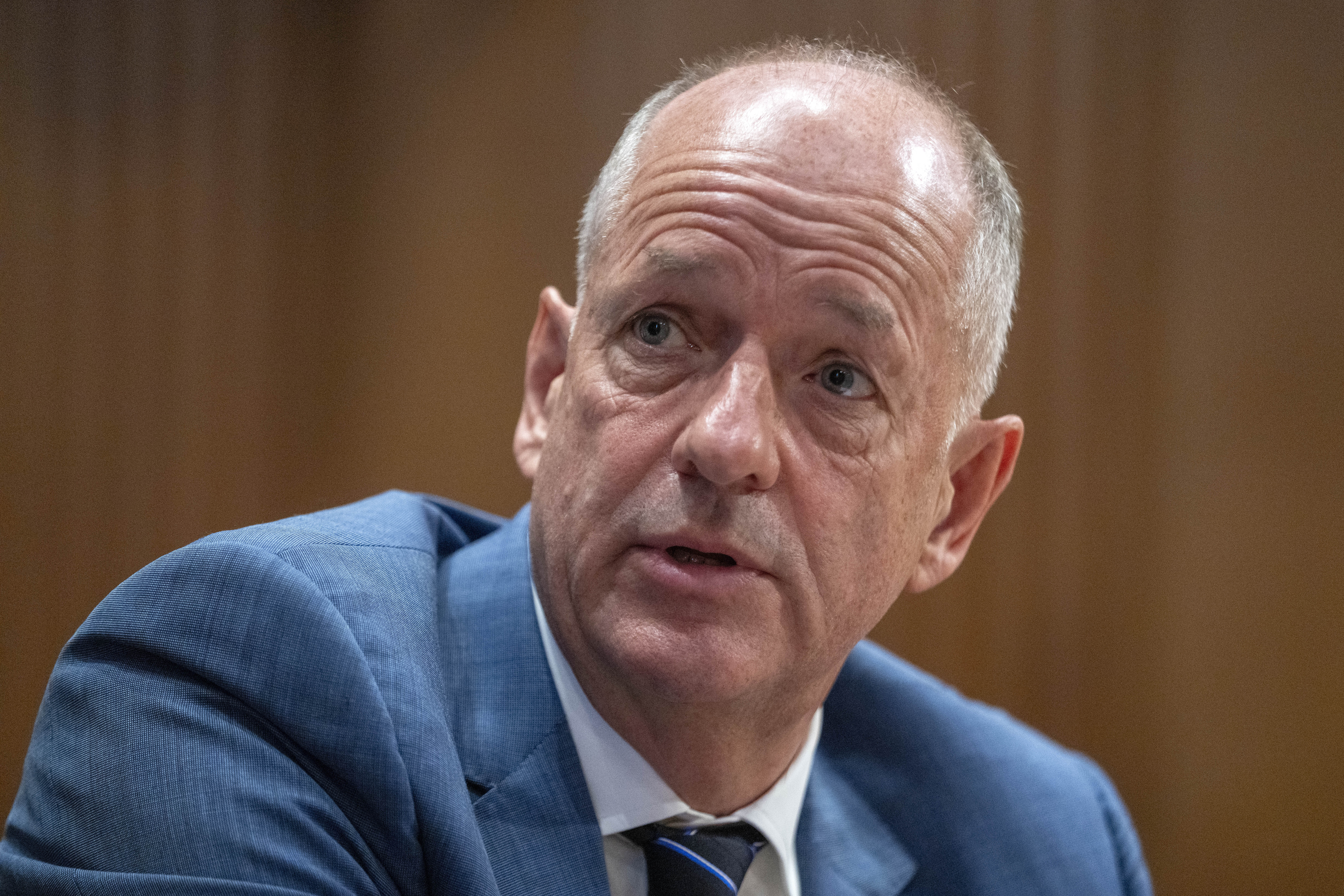Andrew Witty, Chief Executive Officer of UnitedHealth Group, testifies at a Senate Finance Committee hearing examining cyber attacks on health care, and the Change Healthcare cyber attack, Wednesday, May 1, 2024, on Capitol Hill in Washington.<br />(Jacquelyn Martin / AP Photo)