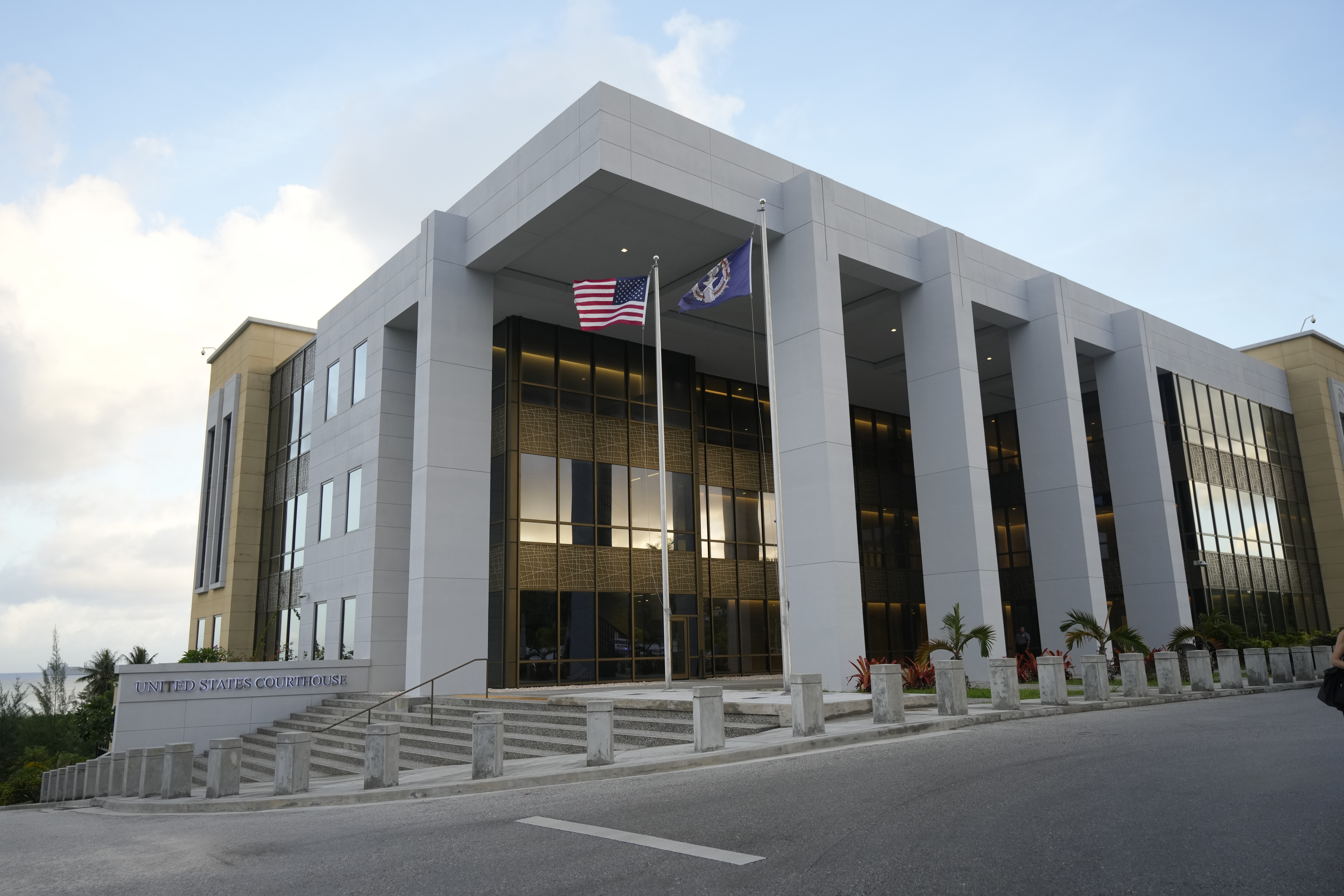 The United States courthouse where WikiLeaks founder Julian Assange expected to enter a plea deal, in Saipan, Mariana Islands, Wednesday, June 26 2024.<br />(Eugene Hoshiko / AP Photo)