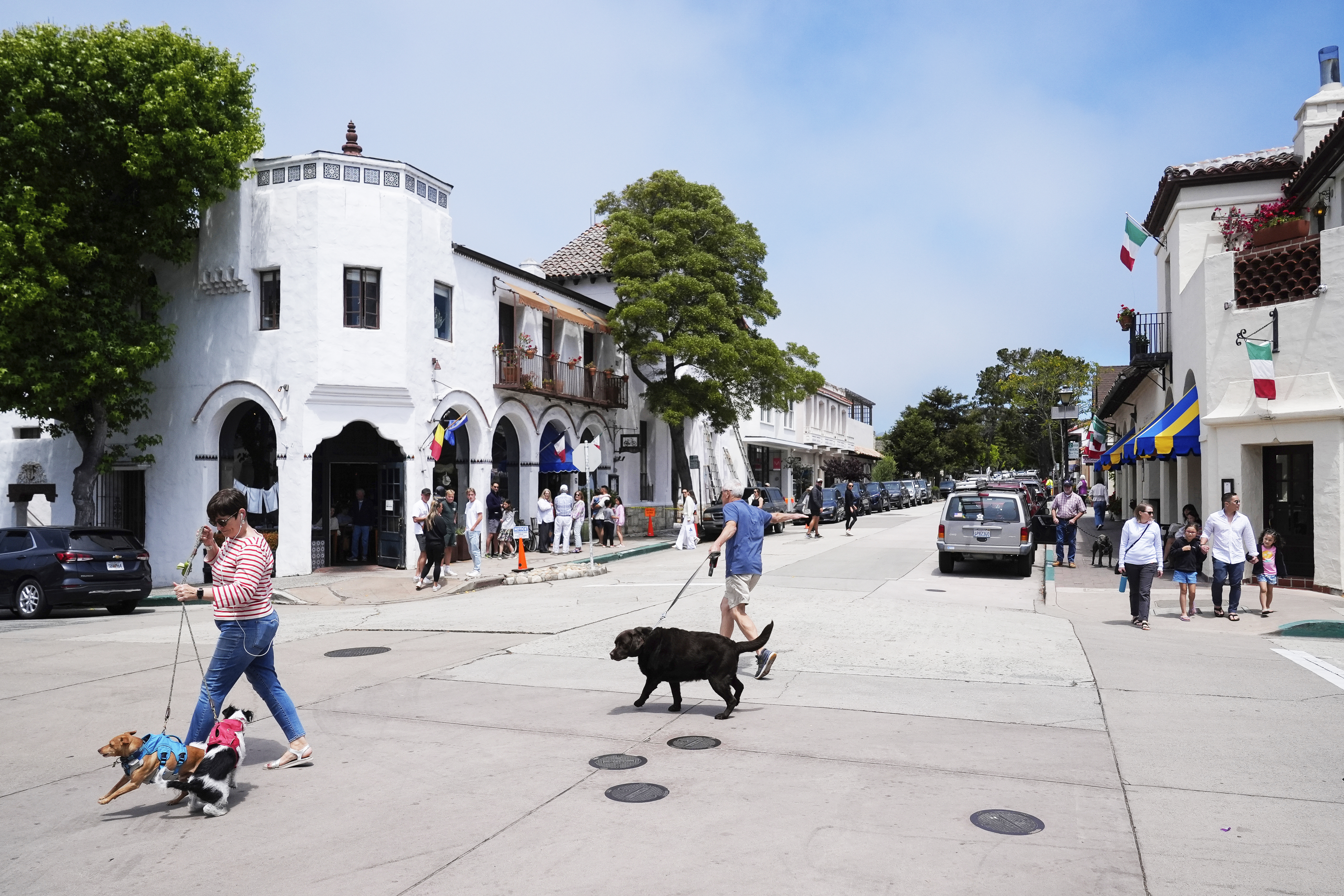 People visit Carmel-By-The-Sea, Calif., on Tuesday, July 23, 2024.<br />(Godofredo A. Vásquez / AP Photo)