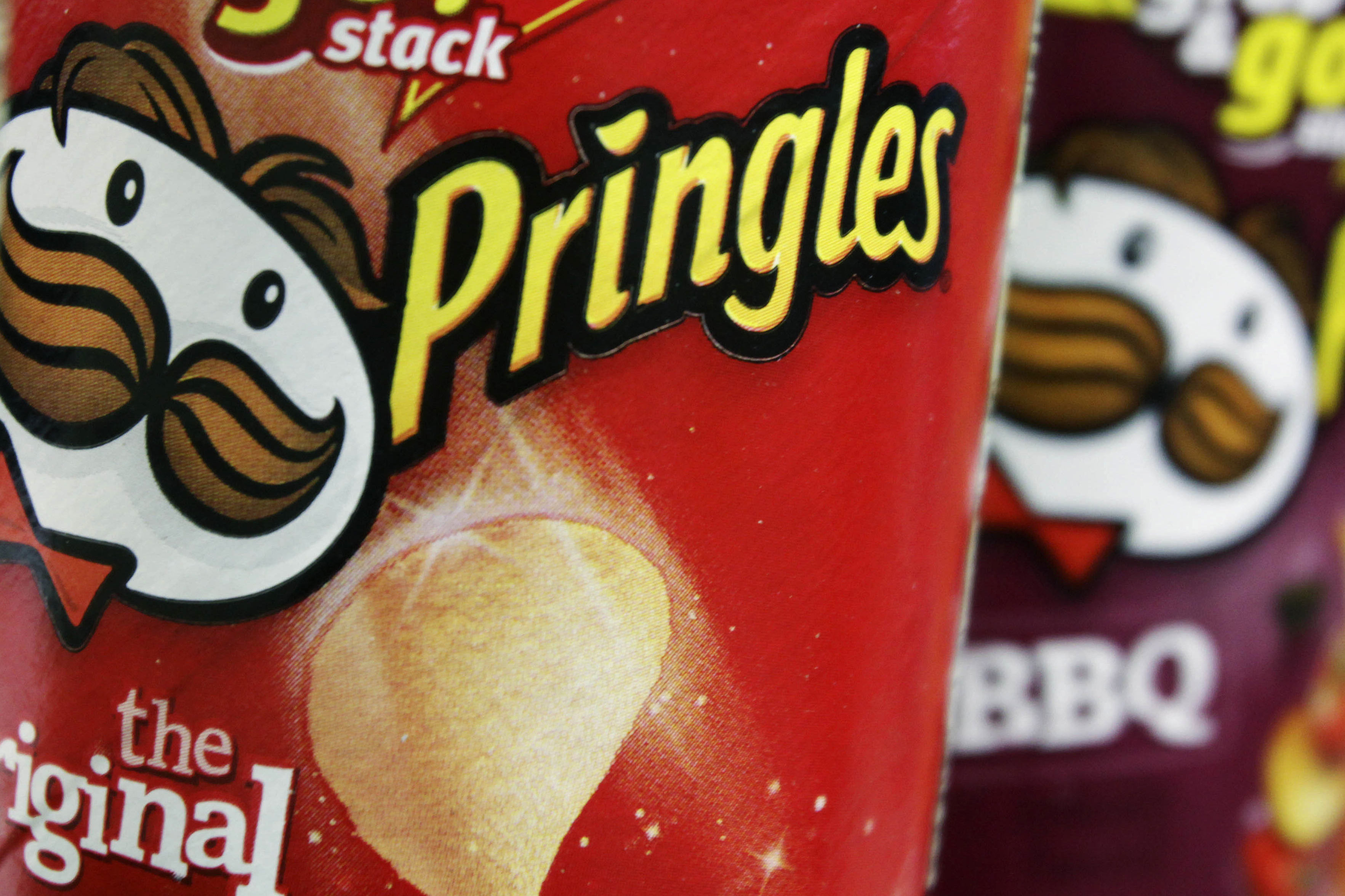 In this April 5, 2011 photo, Pringles chips are seen in a posed photo at a West Bath, Maine grocery store.<br />(Pat Wellenbach / AP Photo)