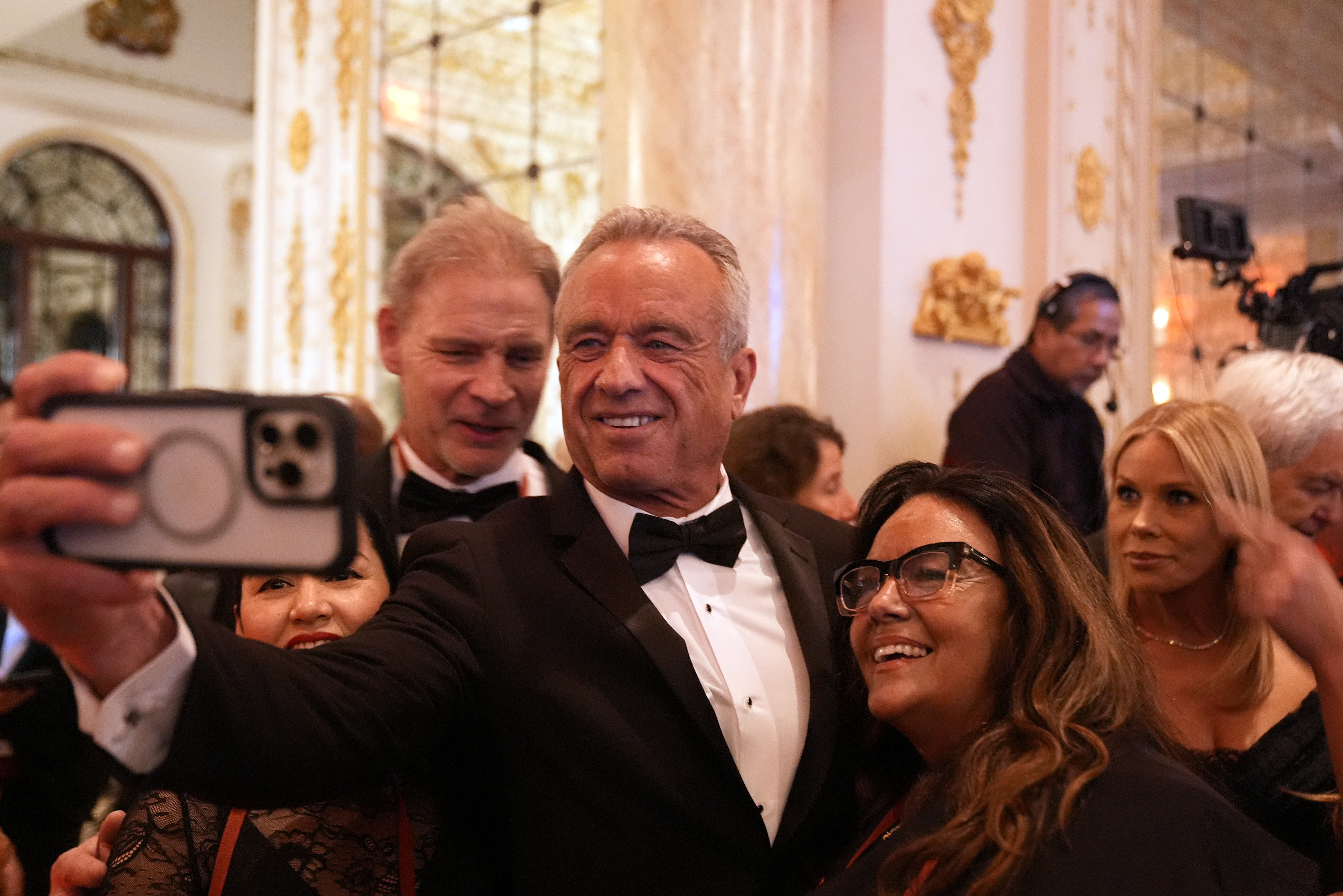 Robert F. Kennedy Jr. arrives before President-elect Donald Trump speaks during an America First Policy Institute gala at his Mar-a-Lago estate, Thursday, Nov. 14, 2024, in Palm Beach, Fla.<br />(Alex Brandon / AP Photo)