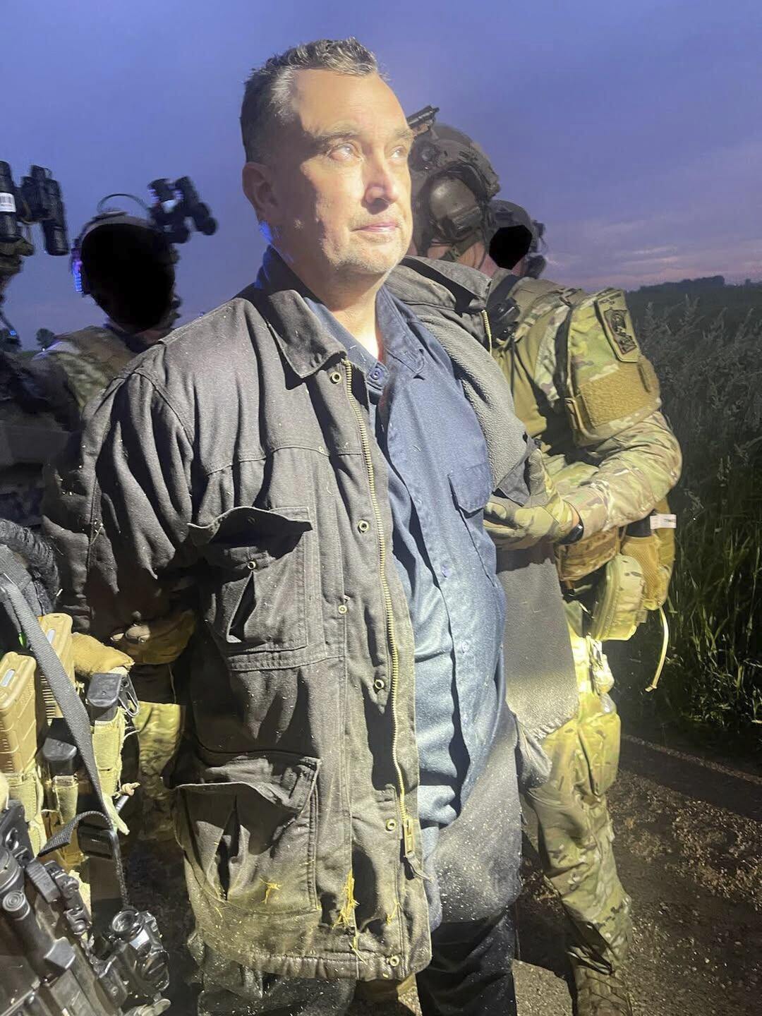 This photo made available by the Ramsey County Sheriff&#039;s Office shows Vance Luther Boelter, the man accused of assassinating the top Democrat in the Minnesota House, as he was arrested late Sunday, June 15, 2025.<br />(Ramsey County Sheriff&#039;s Office via AP)