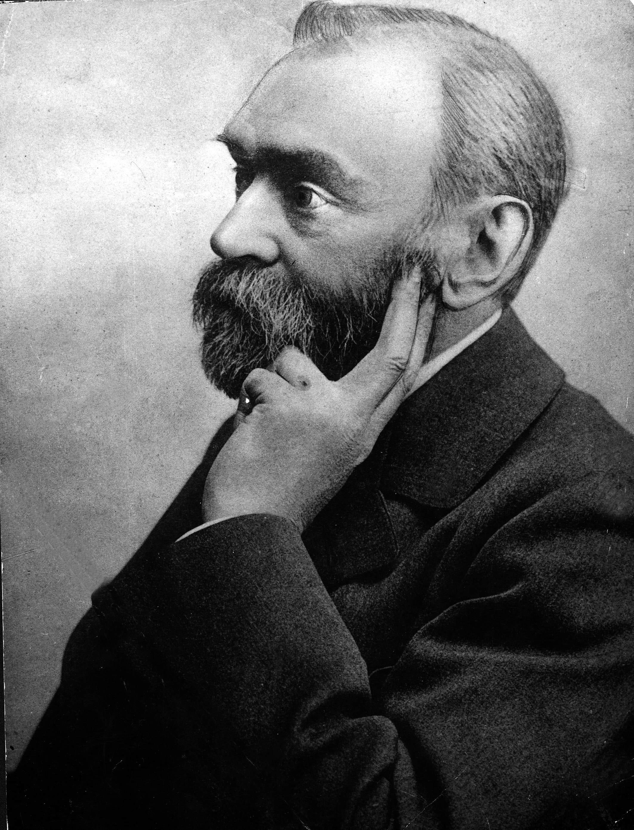 In this undated portrait, Swedish chemist and industrialist Alfred Nobel (1833-1896) is shown.<br />(AP Photo)