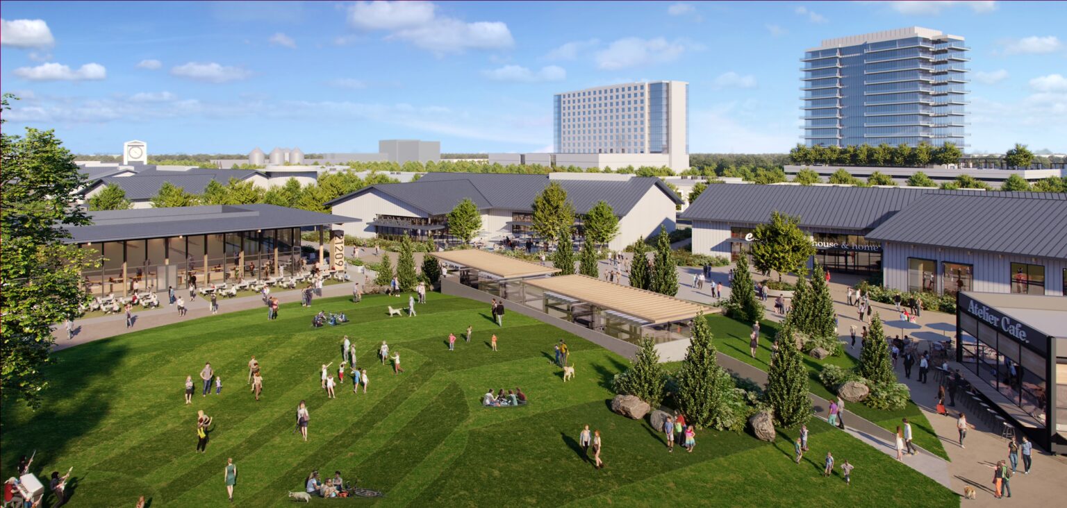 All state-approved good life districts could be in jeopardy under Gov. Jim Pillen’s budget proposal. Here is a vision of the Gretna good life district proposed by businessman Rod Yates.<br /> (Courtesy of Nebraska Crossing)
