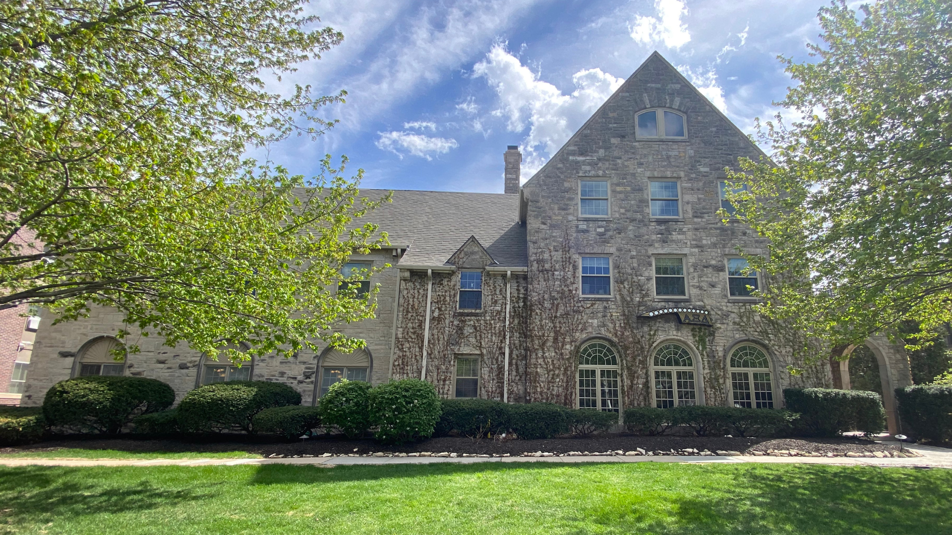 The Alpha Xi Delta house on the University of Nebraska-Lincoln campus. The sorority house was recently valued at $1.56 million, a staggering 534% increase over its old valuation. It’s one of many Greek houses on UNL’s campus that have seen their valuations skyrocket this year. (Courtesy Photo)